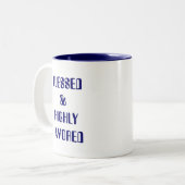 TASSE 2 COULEURS BÉNI ET FORTEMENT FAVORISÉ (Devant gauche)