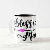 Tasse 2 Couleurs Béni maman (Devant gauche)
