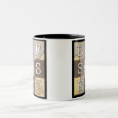 Tasse 2 Couleurs Béni par l'abondance de beauté (Centre)