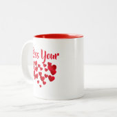 Tasse 2 Couleurs Bénissez vos petits coeurs (Devant gauche)
