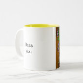 Tasse 2 Couleurs Bénissez-vous (Devant gauche)