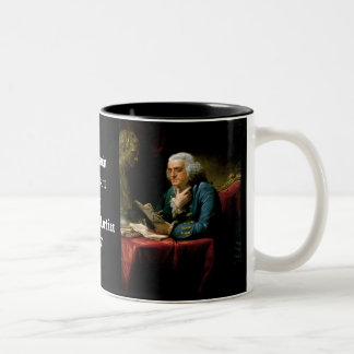 Tasse 2 Couleurs Benjamin Franklin - 1967 Tableau de David Martin