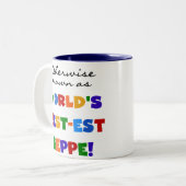 Tasse 2 Couleurs Beppe le plus connu (Devant gauche)