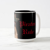 TASSE 2 COULEURS BERGER ALLEMAND (Devant droit)