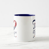 Tasse 2 Couleurs Berger australien (Centre)