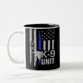 Tasse 2 Couleurs Berger belge - Malinois - unité K9 (Gauche)