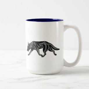 Tasse 2 Couleurs Bergers allemands tribaux