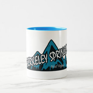 Tasse 2 Couleurs Berkeley Springs Virginie-Occidentale Montagnes