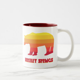 Tasse 2 Couleurs Berkeley Springs West Virginia Rainbow Bear