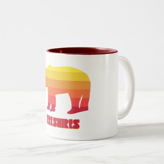 Tasse 2 Couleurs Berkshires Bear (Devant droit)