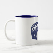 Tasse 2 Couleurs Berkshires Bear (Gauche)