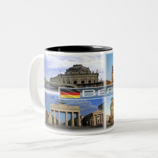 Tasse 2 Couleurs Berlin - (Devant gauche)