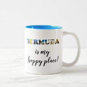 Tasse 2 Couleurs Bermudes La Plage Est Mon Endroit Heureux