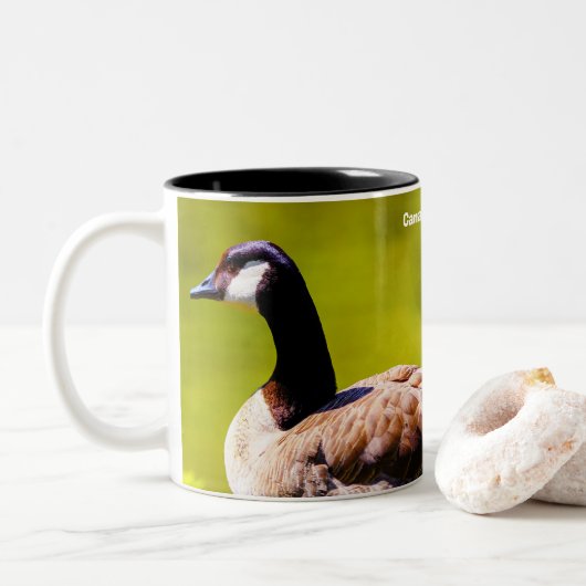 Tasse 2 Couleurs Bernache du Canada (Avec donut)