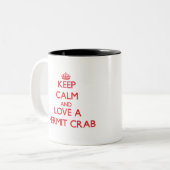 Tasse 2 Couleurs Bernard l'ermite (Devant gauche)