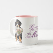 Tasse 2 Couleurs Berner Heart Mom (Devant gauche)