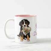 Tasse 2 Couleurs Berner Heart Mom (Gauche)