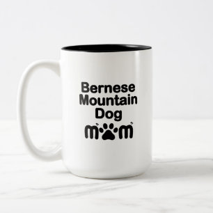 Tasse 2 Couleurs Bernese Chig Mom, Bernese Mom, Berner Dog Mom