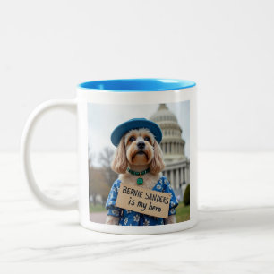 Tasse 2 Couleurs Bernie Sanders Est Mon Héros