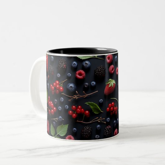 Tasse 2 Couleurs Berries Knolling (Devant gauche)