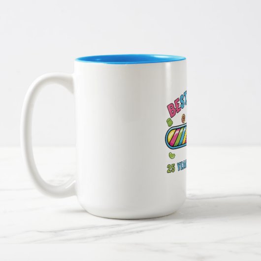 Tasse 2 Couleurs Best Buddies 25 Years and Counting (Gauche)