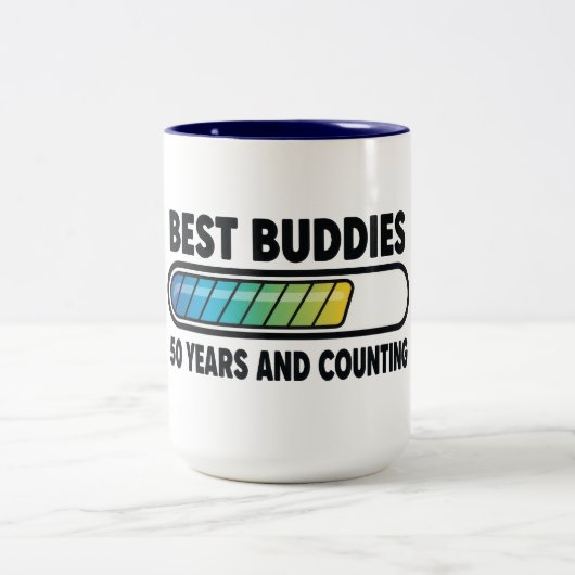 Tasse 2 Couleurs Best Buddies 50 Years and Counting (Centre)