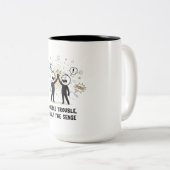 Tasse 2 Couleurs Best Buddies depuis 1996 Design (Devant droit)