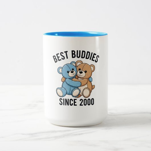 Tasse 2 Couleurs Best Buddies Since 2000 Teddy Bears (Centre)