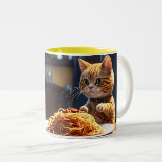 Tasse 2 Couleurs Best Cat Papa (Devant droit)