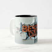 Tasse 2 Couleurs Best dad (Devant gauche)