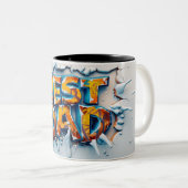 Tasse 2 Couleurs Best dad (Devant droit)