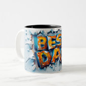 Tasse 2 Couleurs Best dad (Devant gauche)
