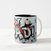 Tasse 2 Couleurs Best dad (Devant droit)