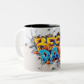 Tasse 2 Couleurs Best dad (Devant gauche)