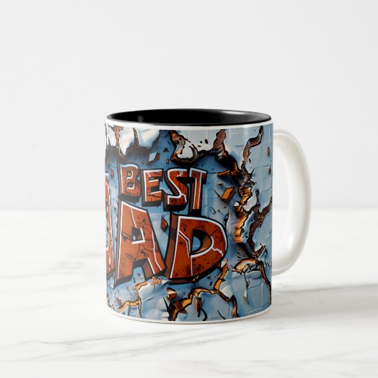 Tasse 2 Couleurs Best dad (Devant droit)