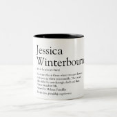 Tasse 2 Couleurs Best Friend BFF Definition Modern Fun (Centre)