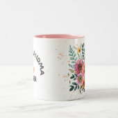 Tasse 2 Couleurs Best Grandma Ever Personalized (Centre)