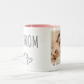 Tasse 2 Couleurs Best MOM Ever Personalized (Centre)