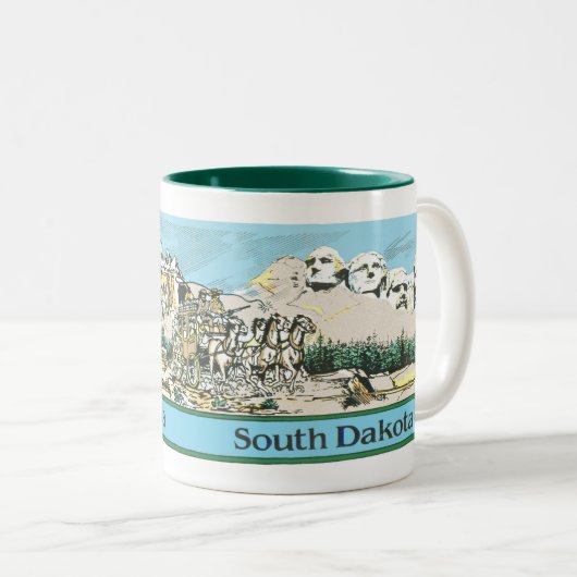 Tasse 2 Couleurs Best of South Dakota (Devant droit)