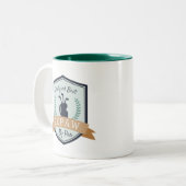 Tasse 2 Couleurs Best Pepaw By Par | Grand-père du golf (Devant gauche)