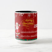 Tasse 2 Couleurs Best Wishes New Year Cup (Centre)