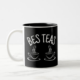 Tasse 2 Couleurs Besties Funny  Friendship