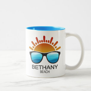 Tasse 2 Couleurs Bethany Beach Delaware Lunettes de soleil