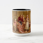Tasse 2 Couleurs Betsy Ross, 1777 (Histoire américaine) (Patriote a (Centre)