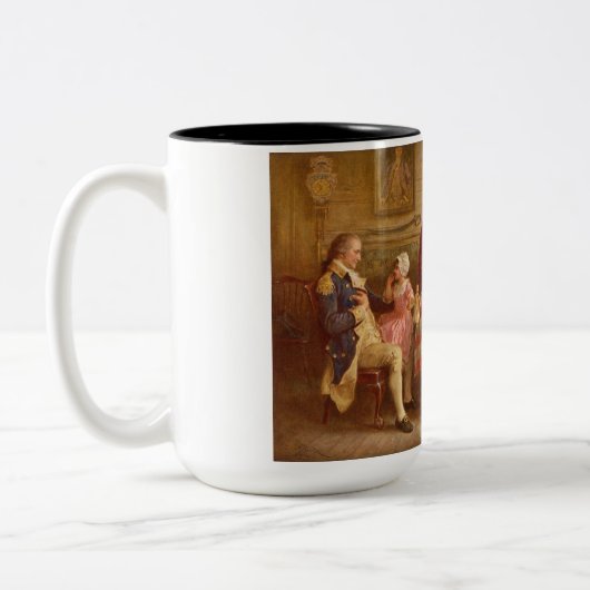 Tasse 2 Couleurs Betsy Ross, 1777 (Histoire américaine) (Patriote a (Gauche)
