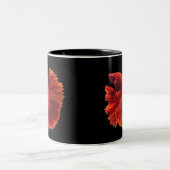Tasse 2 Couleurs Betta Red Siamese Poisson combatif (Centre)