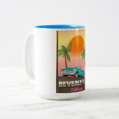 Tasse 2 Couleurs Beverly Hills Californie (Devant gauche)