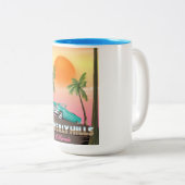 Tasse 2 Couleurs Beverly Hills Californie (Devant droit)