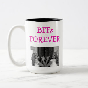 Tasse 2 Couleurs BFF mignon Meilleurs Amis Besoin Photo