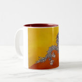 Tasse 2 Couleurs Bhoutan - Mug- (Devant gauche)